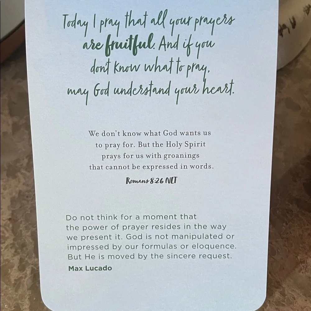 100 Pass-Along Notes of Encouragement Love by Max Lucado on Peace & Rest - Picture 5 of 8